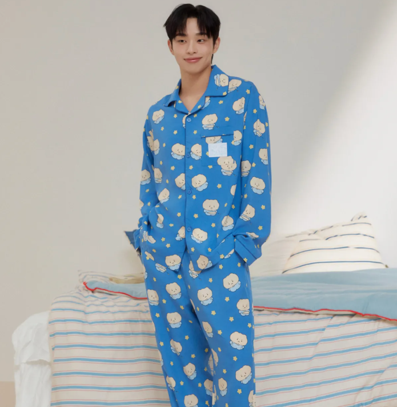 韓國 SPAO Messy long-sleeved Pajamas【SP227】