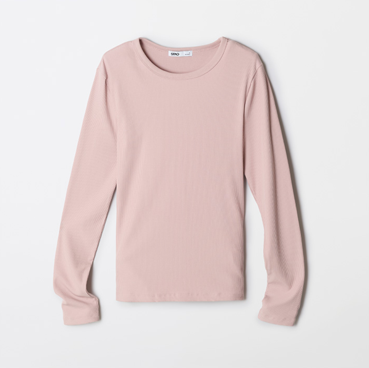 韓國 SPAO Round Neck Long Sleeve T-Shirt【SP205】