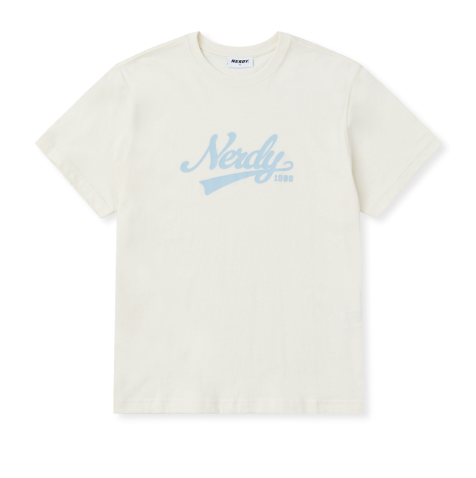 韓國 Nerdy Varsity Logo S/S T-Shirt【NY029】