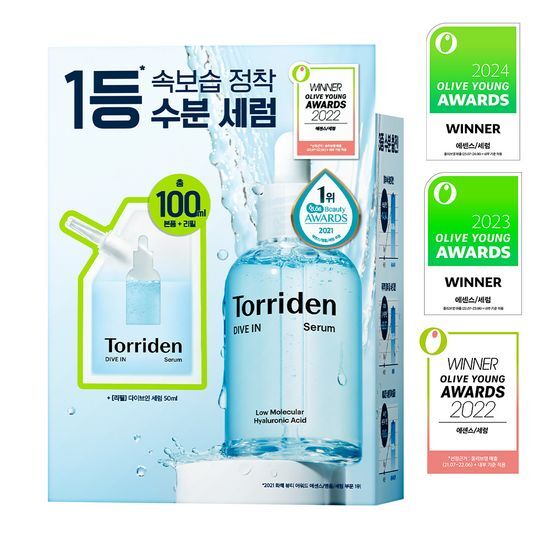 韓國 Torridon Dive-In 低分子透明質酸精華液 50ml (送 50ml 補充裝)【OY006】