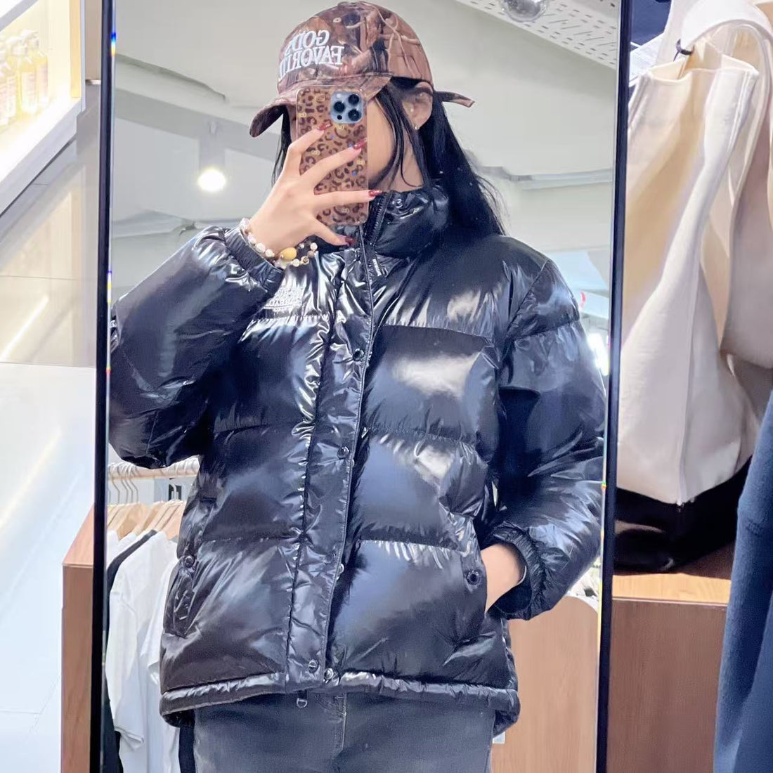 韓國 Marithe Francois Girbaud Glossy Down Jacket (鴨絨)【MF755】