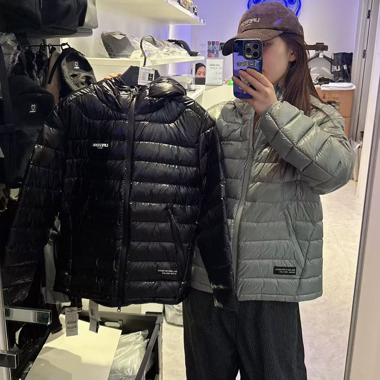 韓國 LifeWork Lite Glossy Hooded Down Jumper (鴨絨)【LW019】