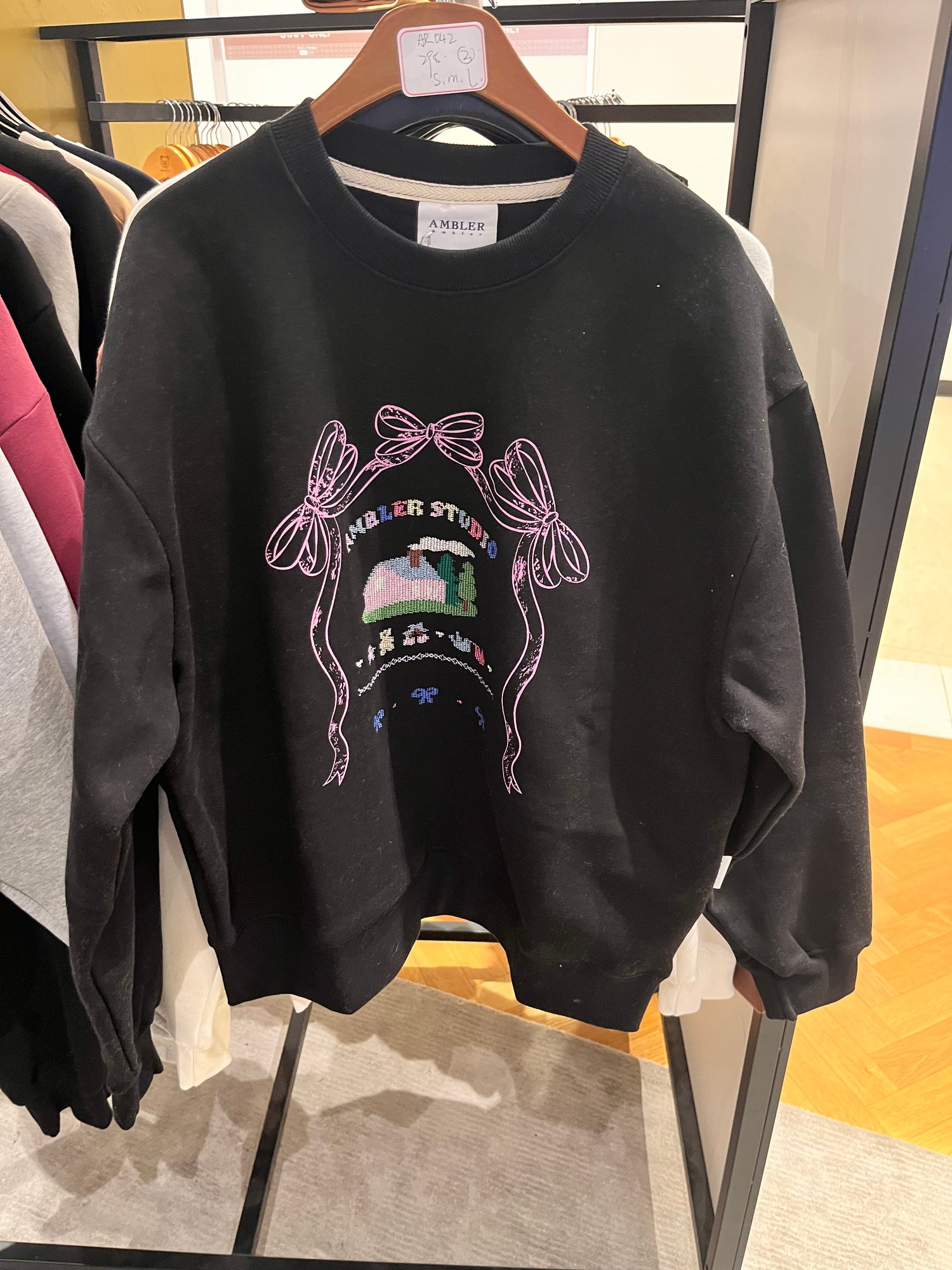 韓國 Ambler Ribbon House Sweatshirt【AR042】 - STT Mall HK 靚太網購