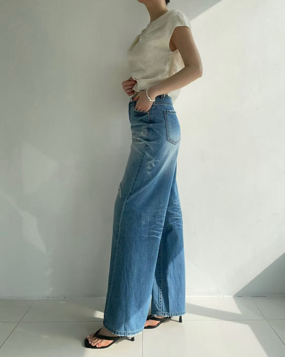 韓國 HowLuk 牛仔褲 (春季款)【H6045】