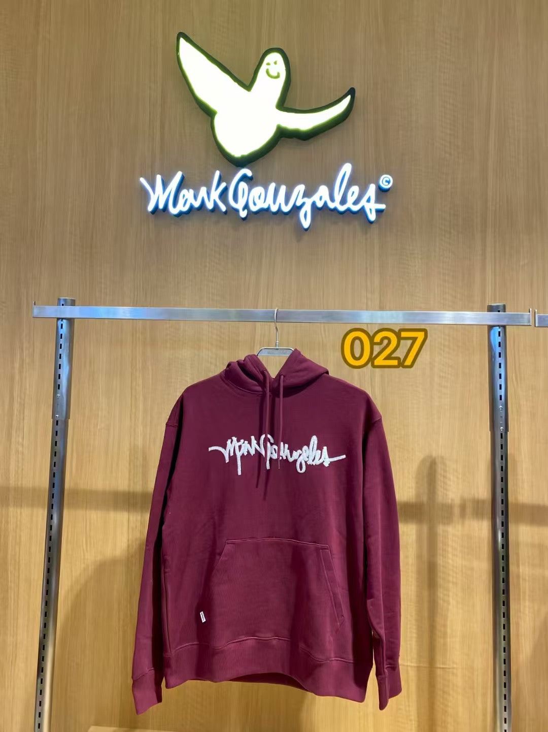 韓國 Mark Gonzales Sign Logo Zigzag Embroidered Sweatshirt Hoodie【MG124】