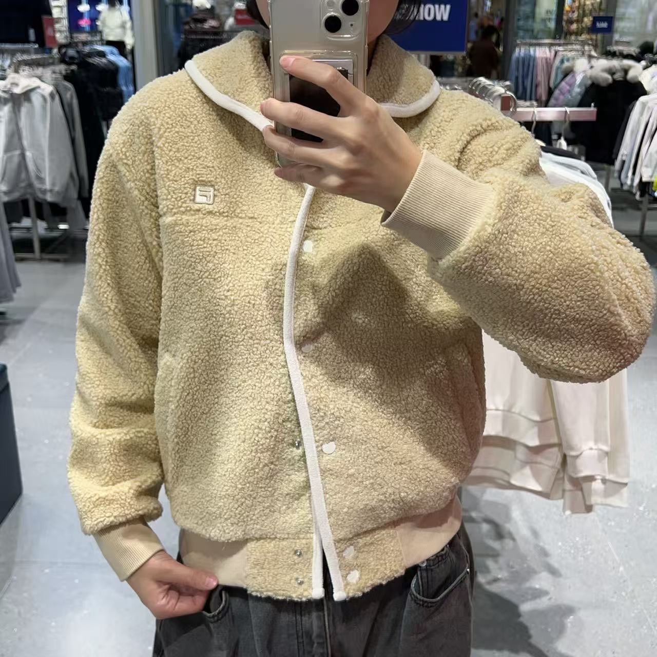 韓國 FILA Tennis Shawl Collar Fleece【FA059】