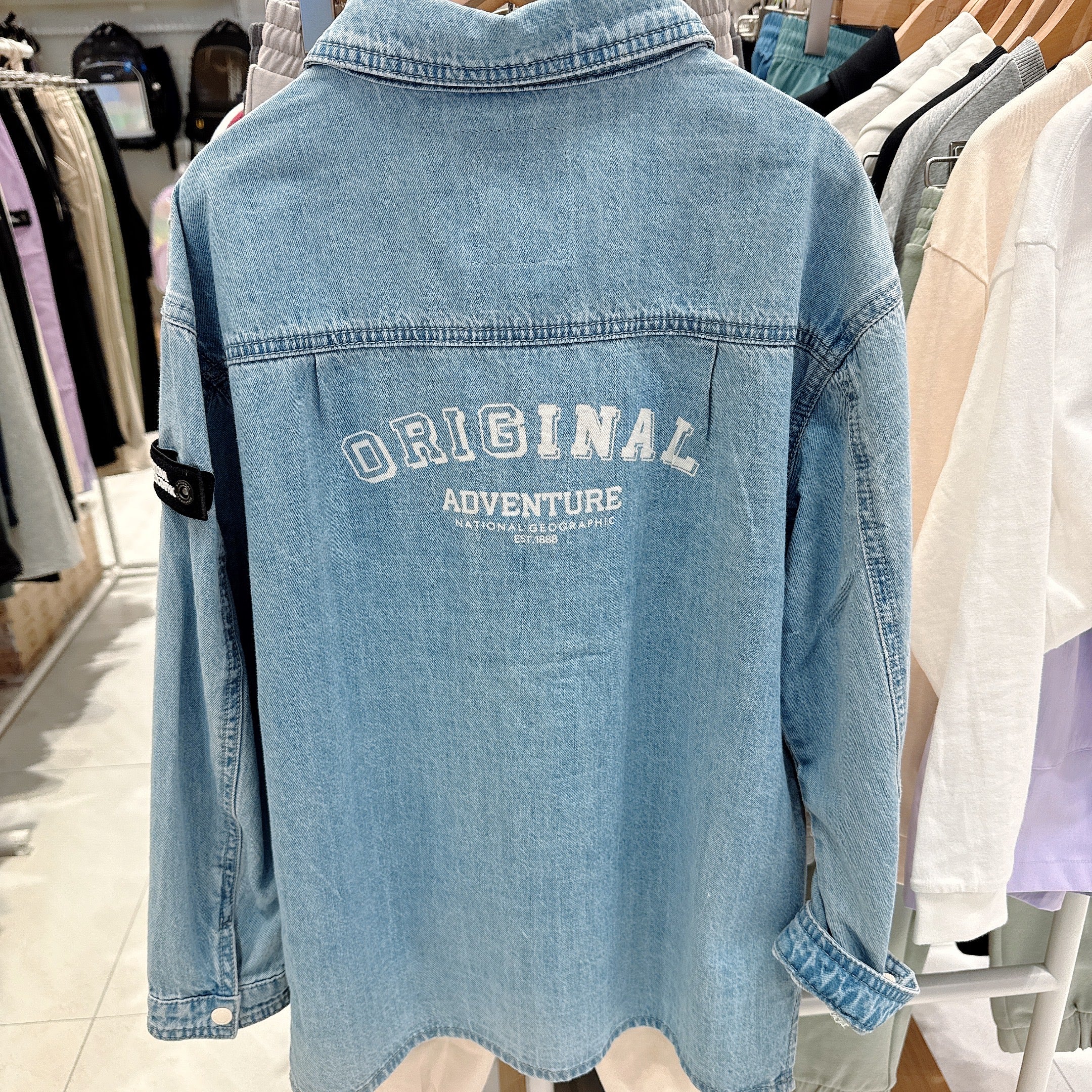 韓國 National Geographic Kids Denim Shirt【NG285】