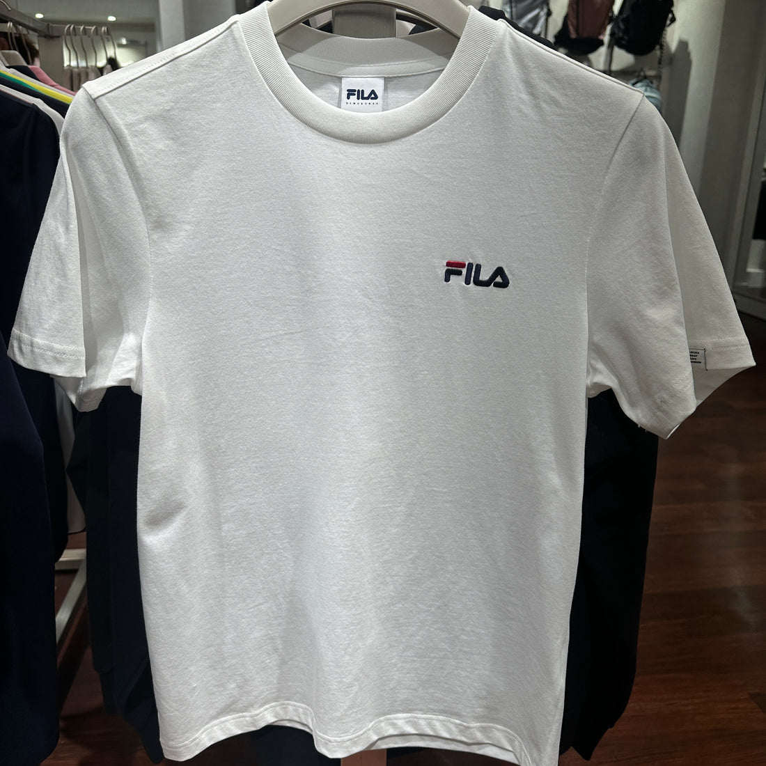 韓國 FILA Basic Small Linear Short Sleeve T-shirt【FA212】