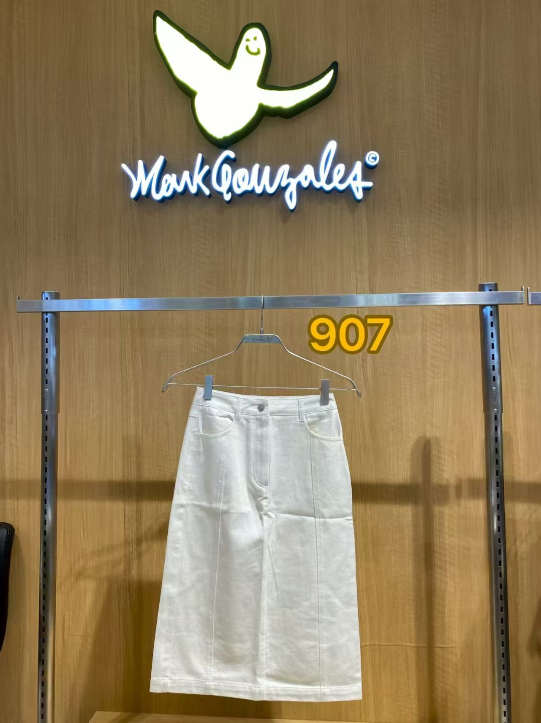 韓國 Mark Gonzales Women's Cotton Mid Skirt【MG138】