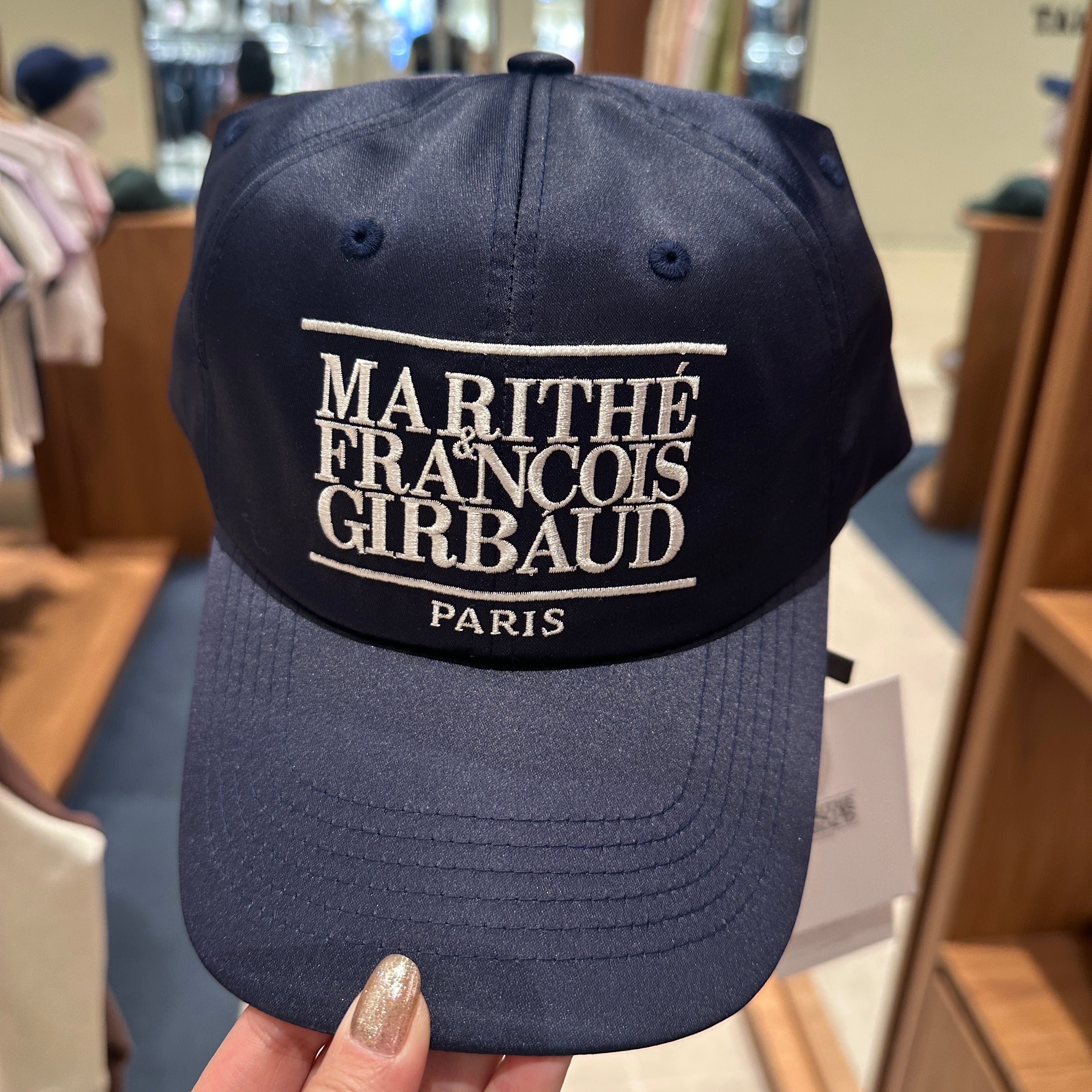 韓國 Marithe Francois Girbaud CLASSIC LOGO SATIN CAP 【MF302】