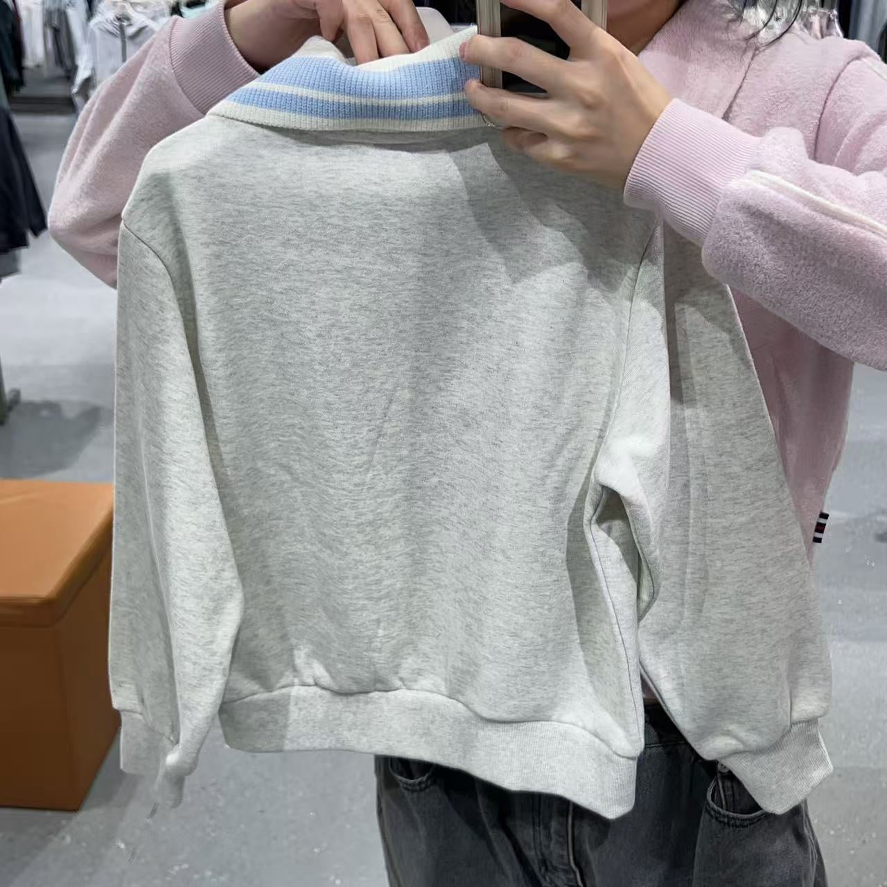 韓國 FILA Kids Striped Shawl Neck Long Sleeve【FA072】