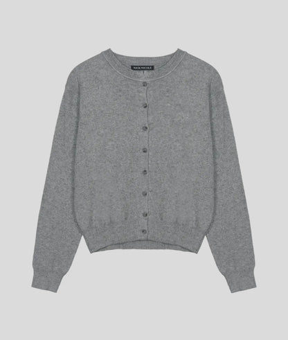 韓國 Nick Nicole CLASSIC ROUND KNIT CARDIGAN【NN107】