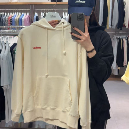 韓國 Markm HEART SLOGAN PULLOVER HOODIE【MA047】 - STT Mall HK 靚太網購