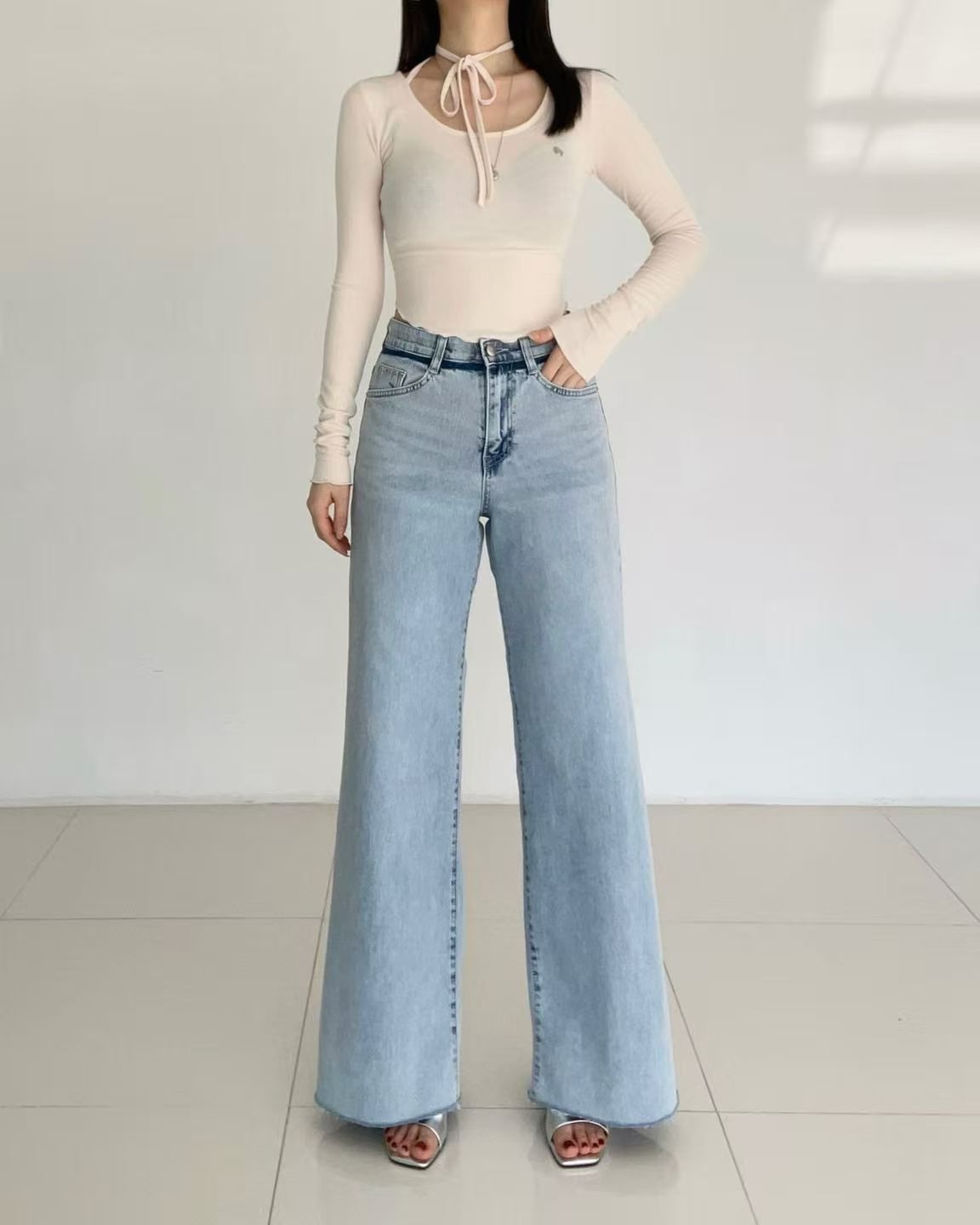 韓國 HowLuk 牛仔褲 (春季款)【H3006】