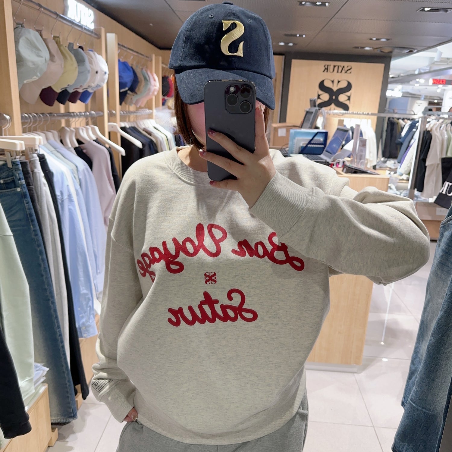 韓國 Satur Logo Voyage Sweatshirt【SR089】