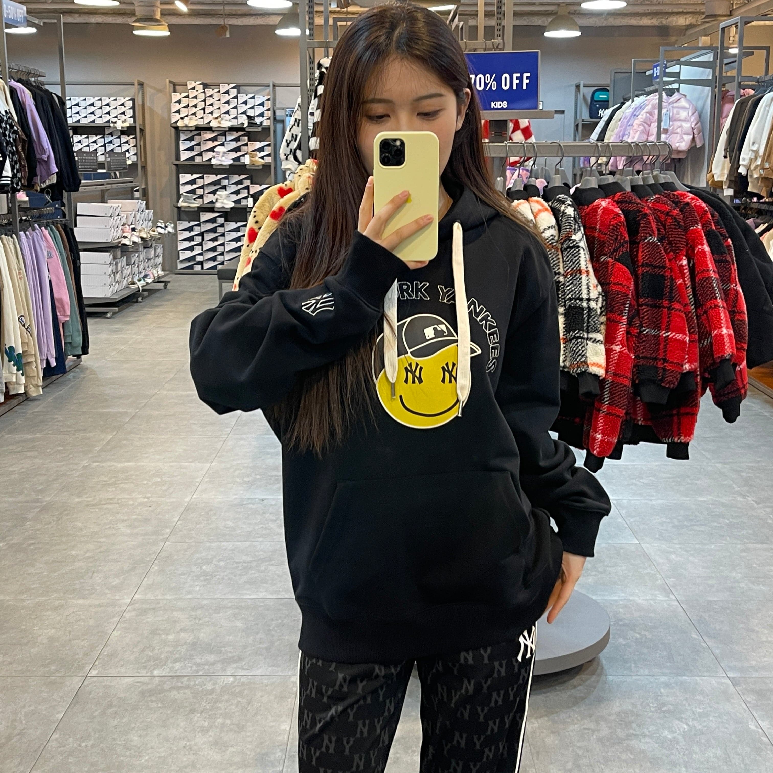 韓國 MLB Smile Overfit Hoodie 【MB064】 - STT Mall HK 靚太網購