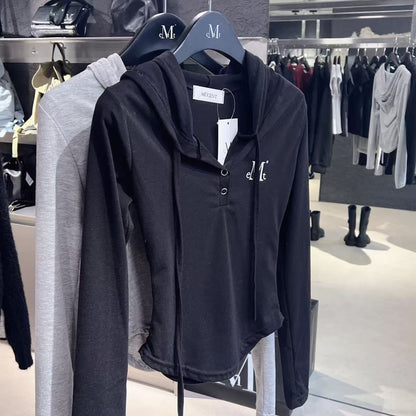 韓國 Mucent Ruen Signature Slim Hoodie【MU122】