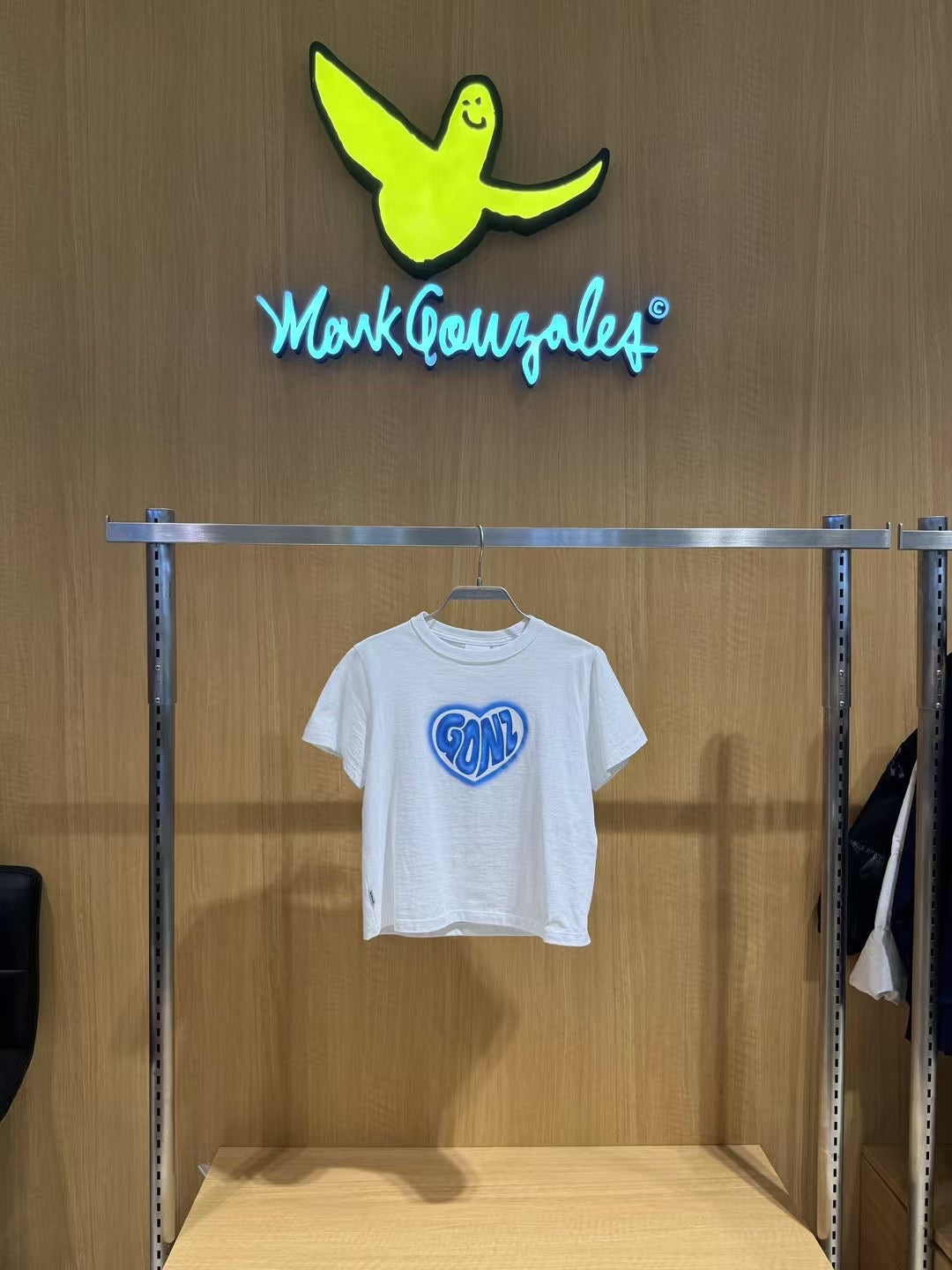 韓國 Mark Gonzales Womens Heart Gonz Cropped T-Shirt【MG109】