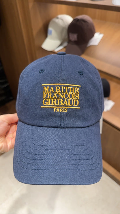 韓國 Marithe Francois Girbaud SMALL CLASSIC LOGO CAP【MF423】