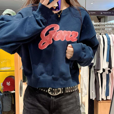 韓國 Mark Gonzales Fury Gone Women's Crop Sweatshirt【MG162】
