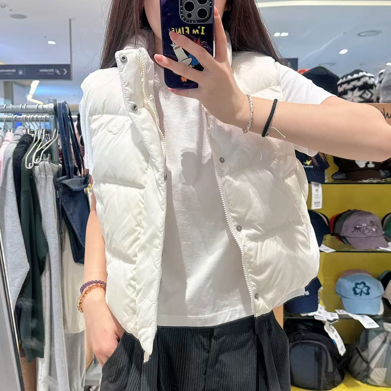 韓國 Mark Gonzales Women's Angel Down Vest (鴨絨)【MG178】