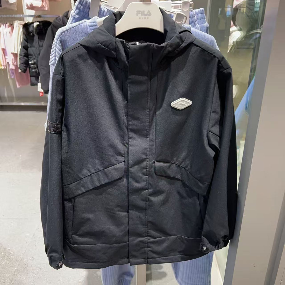 韓國 FILA Kids PF 2LAYER Middle Windbreaker【FA082】