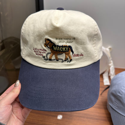 韓國 Wacky Willy Horse Panel Cap【WW096】