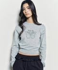 【現貨】韓國 Nick Nicole Mini Butterfly Signature Sleeve Knit【NK019】