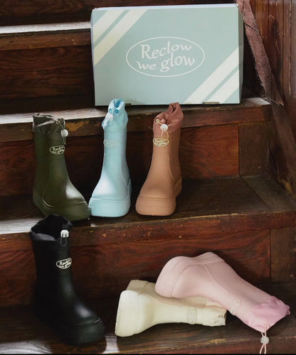 韓國 Reclow RC Re-Rain Shirring Boots【RW023】