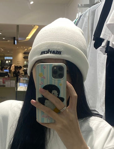 韓國 Markm BASIC LOGO BEANIE【MA008】 - STT Mall HK 靚太網購