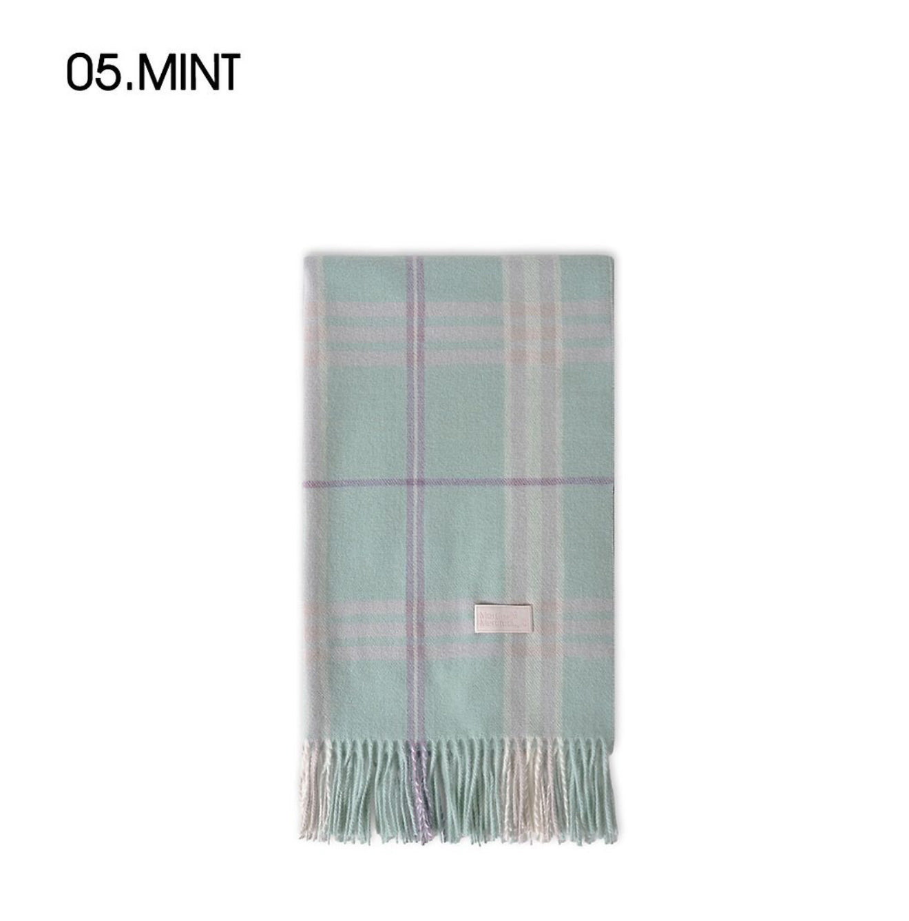 韓國 Mardi Mercredi Les Cadeaux Wool Muffler Check【MM179】