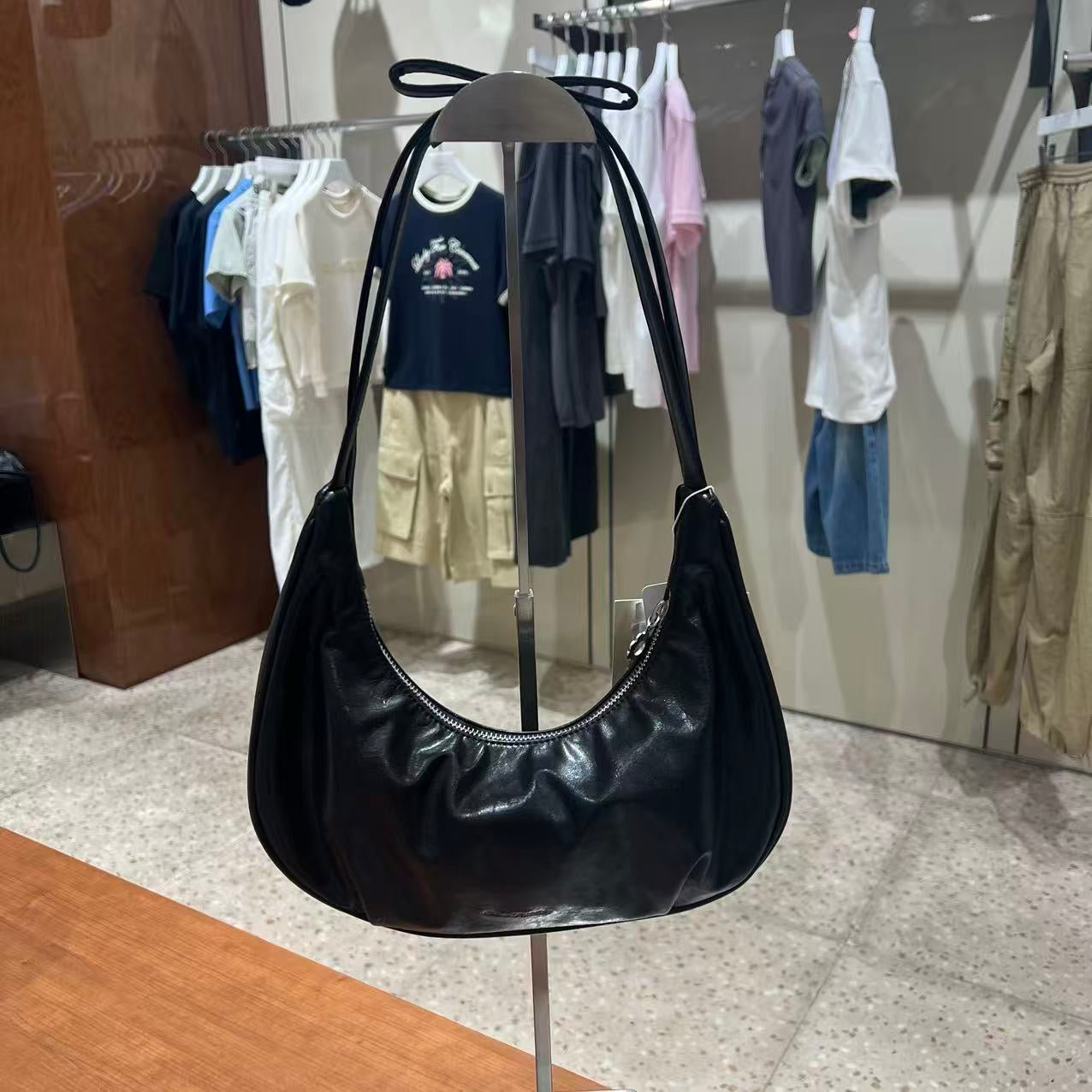 韓國 Covernat Cloverheart Flat Ribbon Shoulder Bag【CO003】