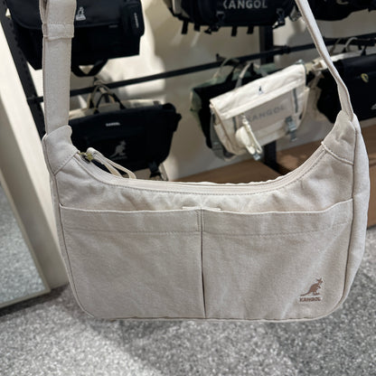 韓國 KANGOL Retrocore Canvas Crossbody Bag【KL149】