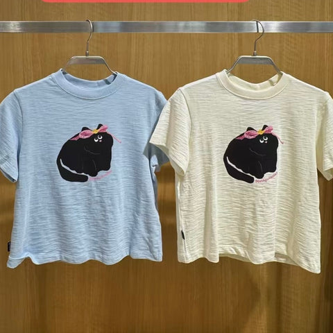 韓國 Mark Gonzales Women's Spring Typo Short Sleeve T-Shirt【MG052】