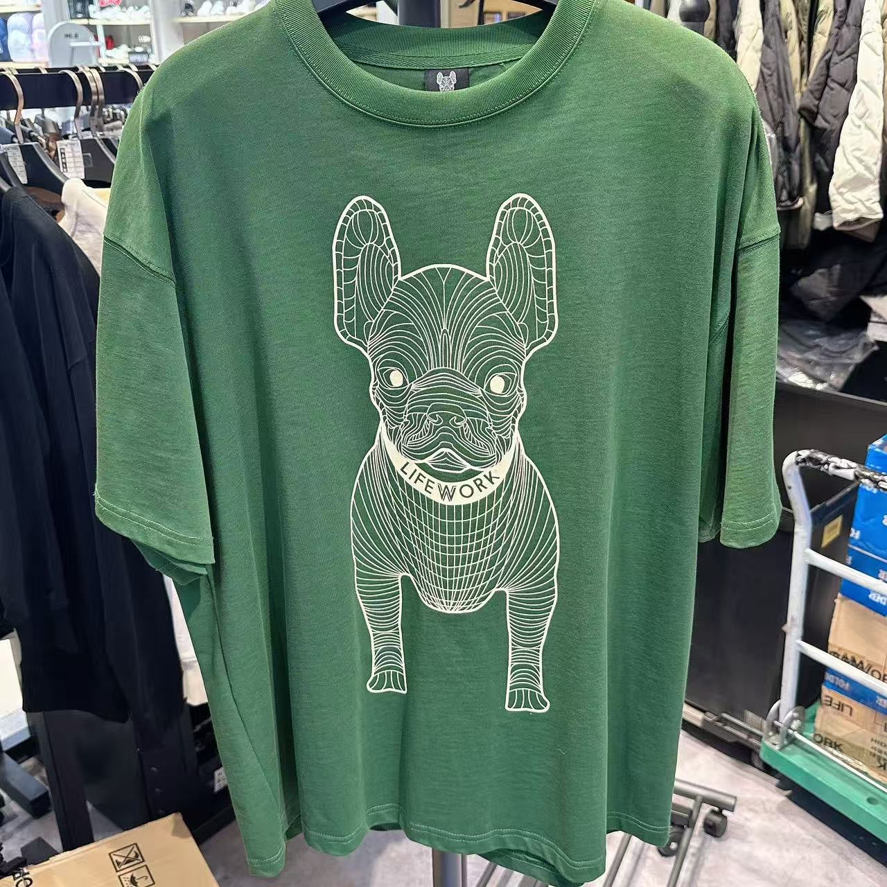 韓國 LifeWork Big Radog Short Sleeved T-shirt【LW042】