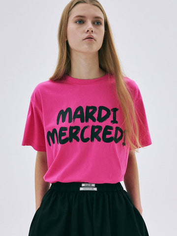 韓國 Mardi Mercredi TSHIRT BRUSH LOGO【MM037】