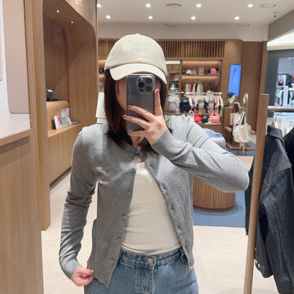韓國 Marithe Francois Girbaud W Round Neck Cardigan 【MF294】