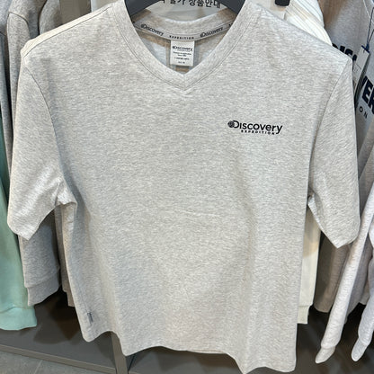 韓國 Discovery Freshvent V-neck short sleeve t-shirt【DY160】