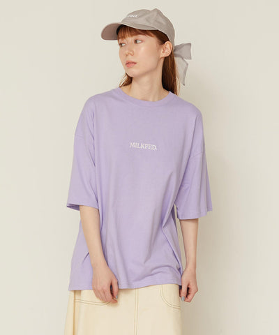 日本直送 MILKFED DONUT AND LOGO WIDE S/S TEE【SJ030】