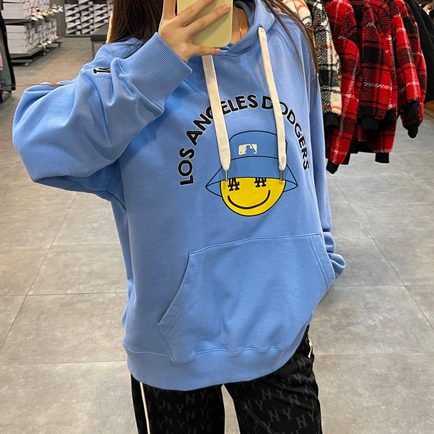 韓國 MLB Smile Overfit Hoodie 【MB064】 - STT Mall HK 靚太網購