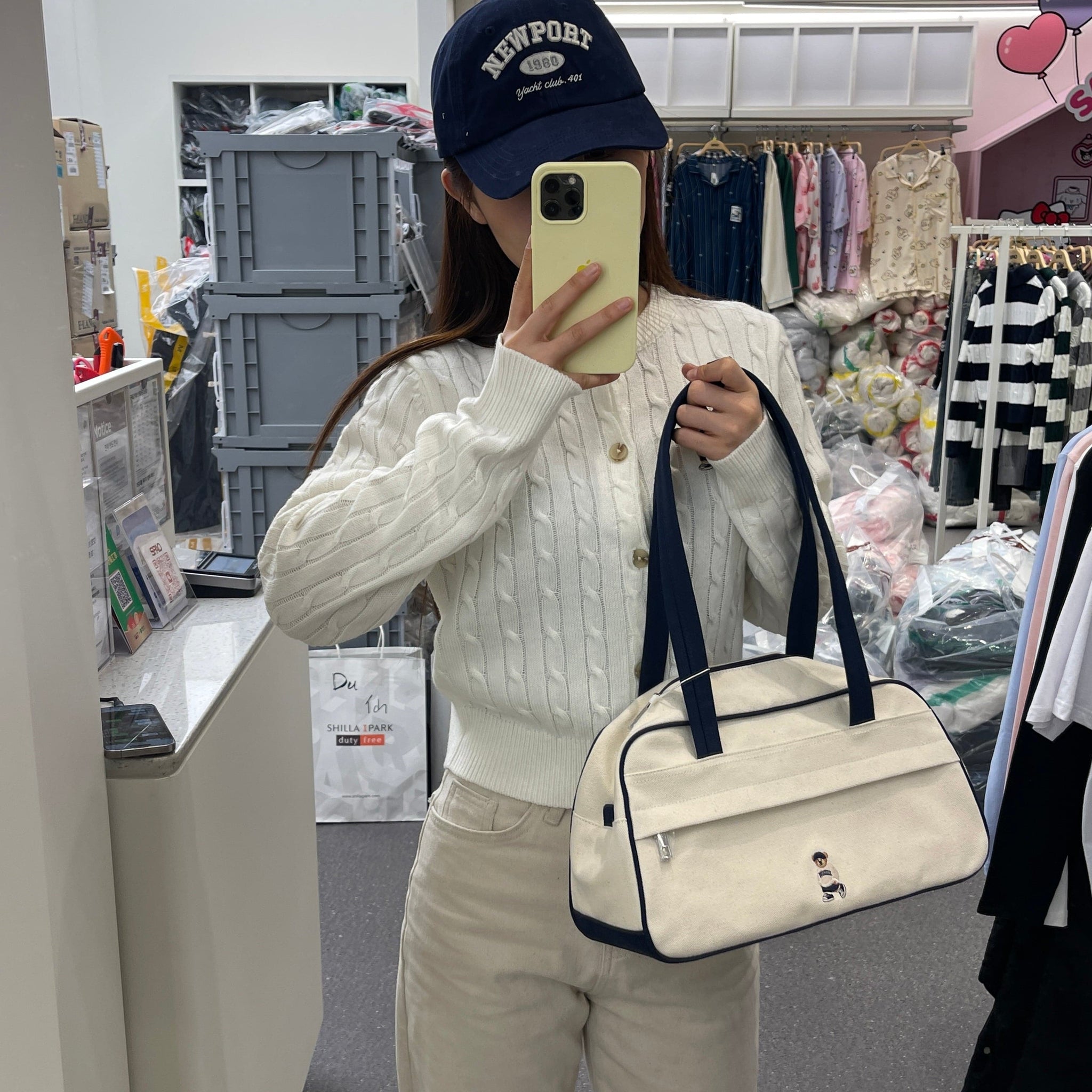 韓國 SPAO Canvas Tote Bag 【SP026】 - STT Mall HK 靚太網購