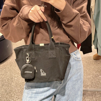 韓國 KANGOL Lucky Canvas Tote Bag【KL027】