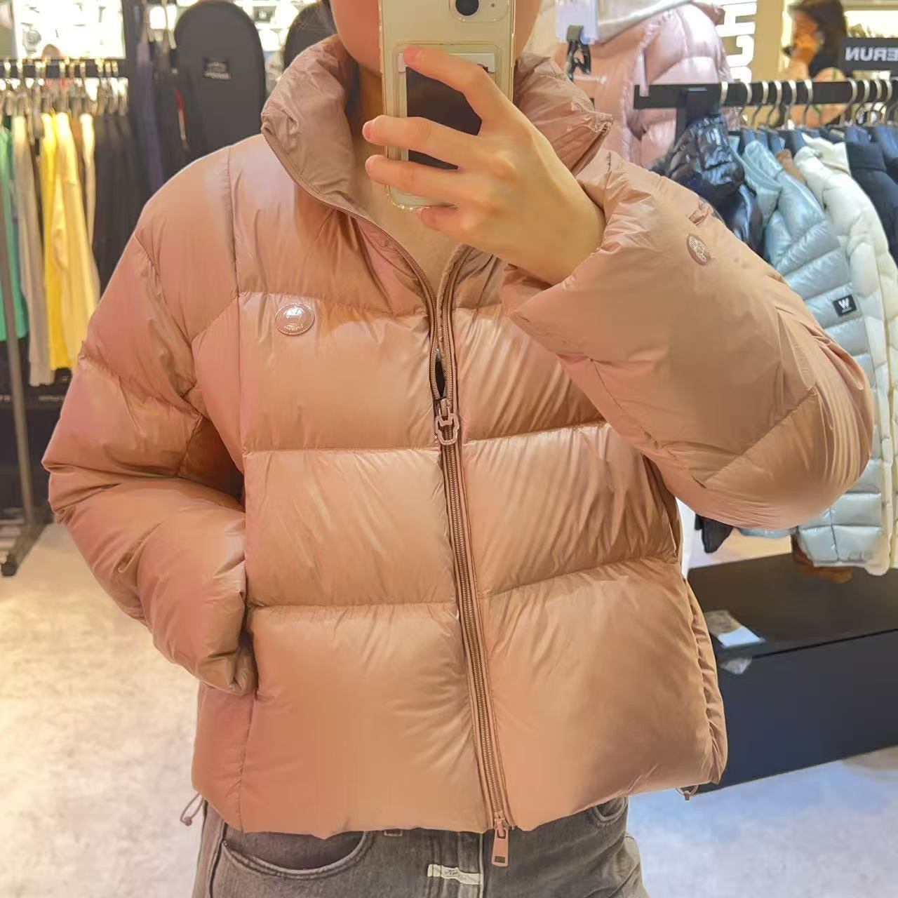 韓國 LifeWork Women's Soft Air High Neck Crop Down Jumper (鴨絨)【LW008】