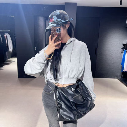 韓國 Mucent Prime Wrinkle Leather Tote Bag【MU103】