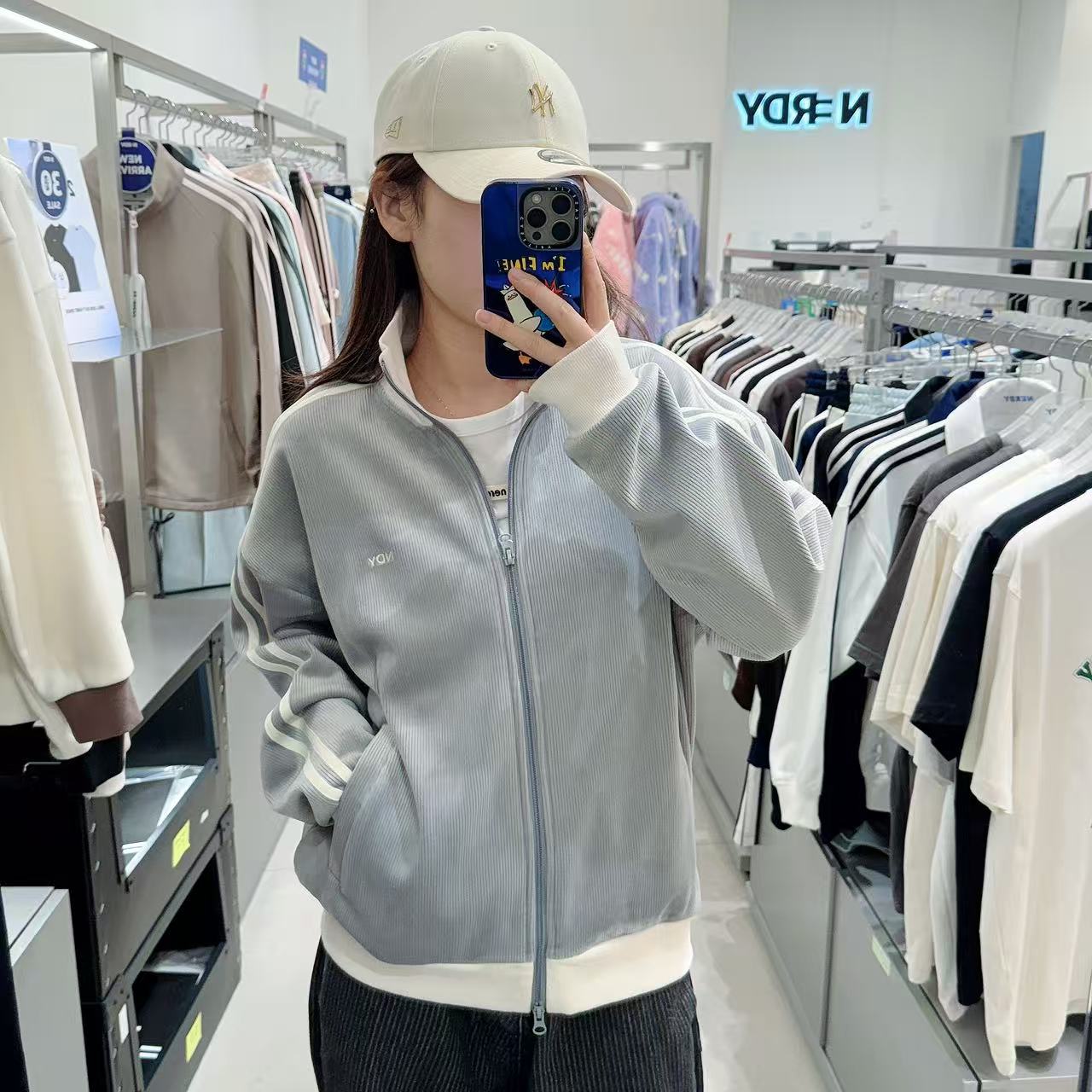 韓國 Nerdy Corduroy Classic NY Track Top【NY078】