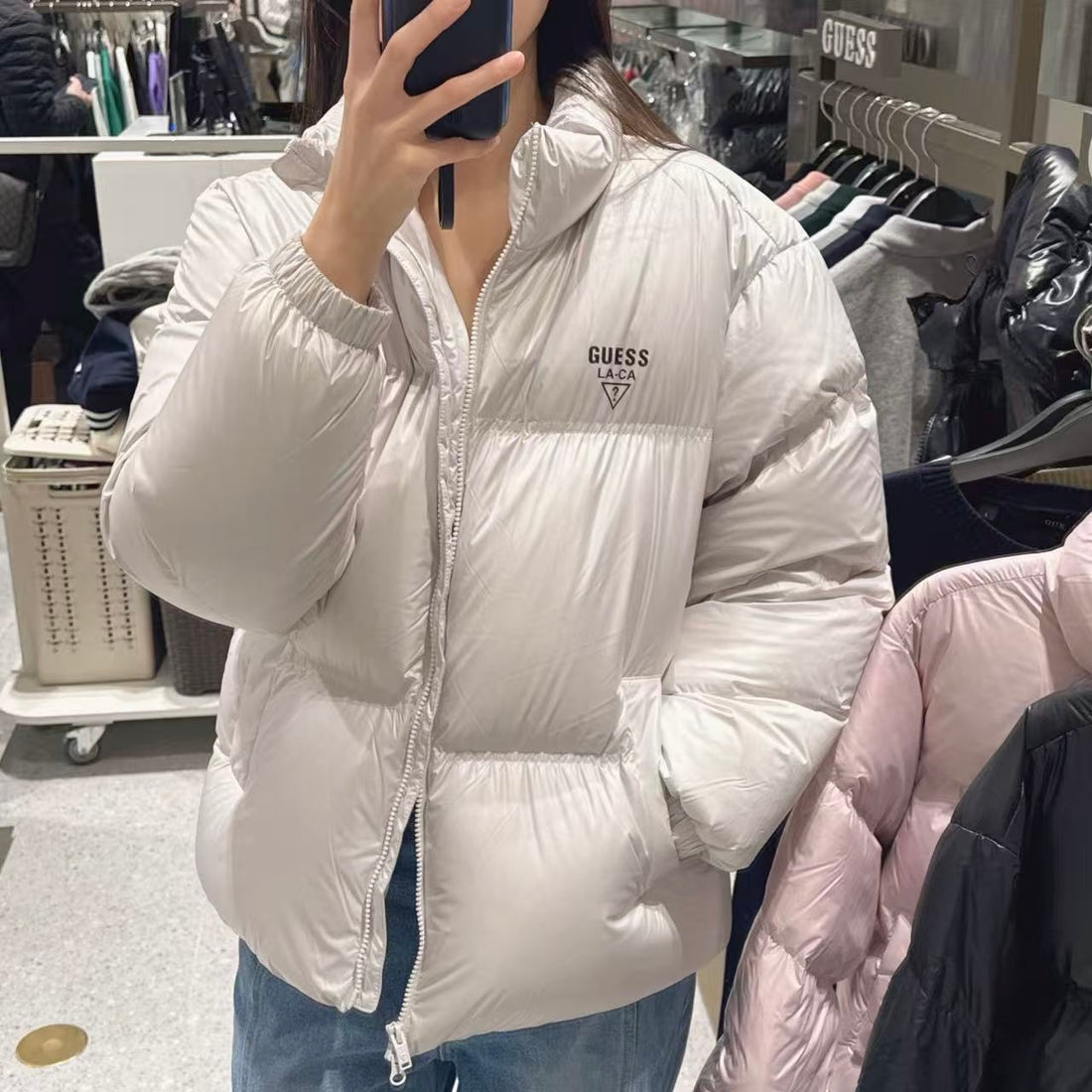 韓國 Guess Uni Basic Puffer Jumper (鴨絨)【GU023】