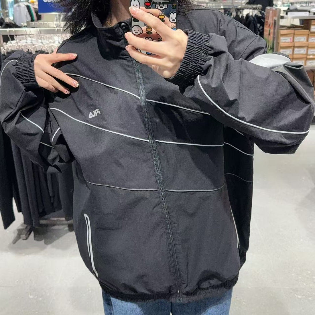 韓國 FILA Reflective Stretch Windbreaker【FA230】