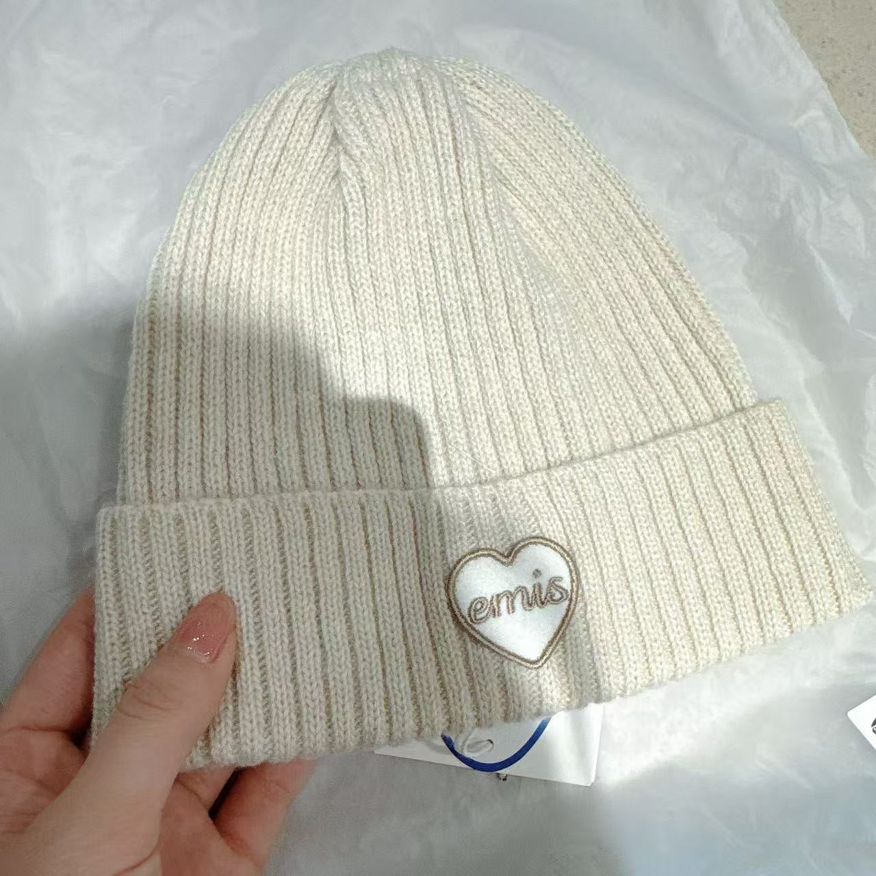 韓國 EMIS Heart Wappen Beanie【ES100】