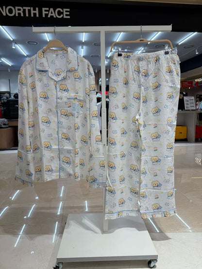 韓國 SPAO Messy long-sleeved Pajamas【SP227】