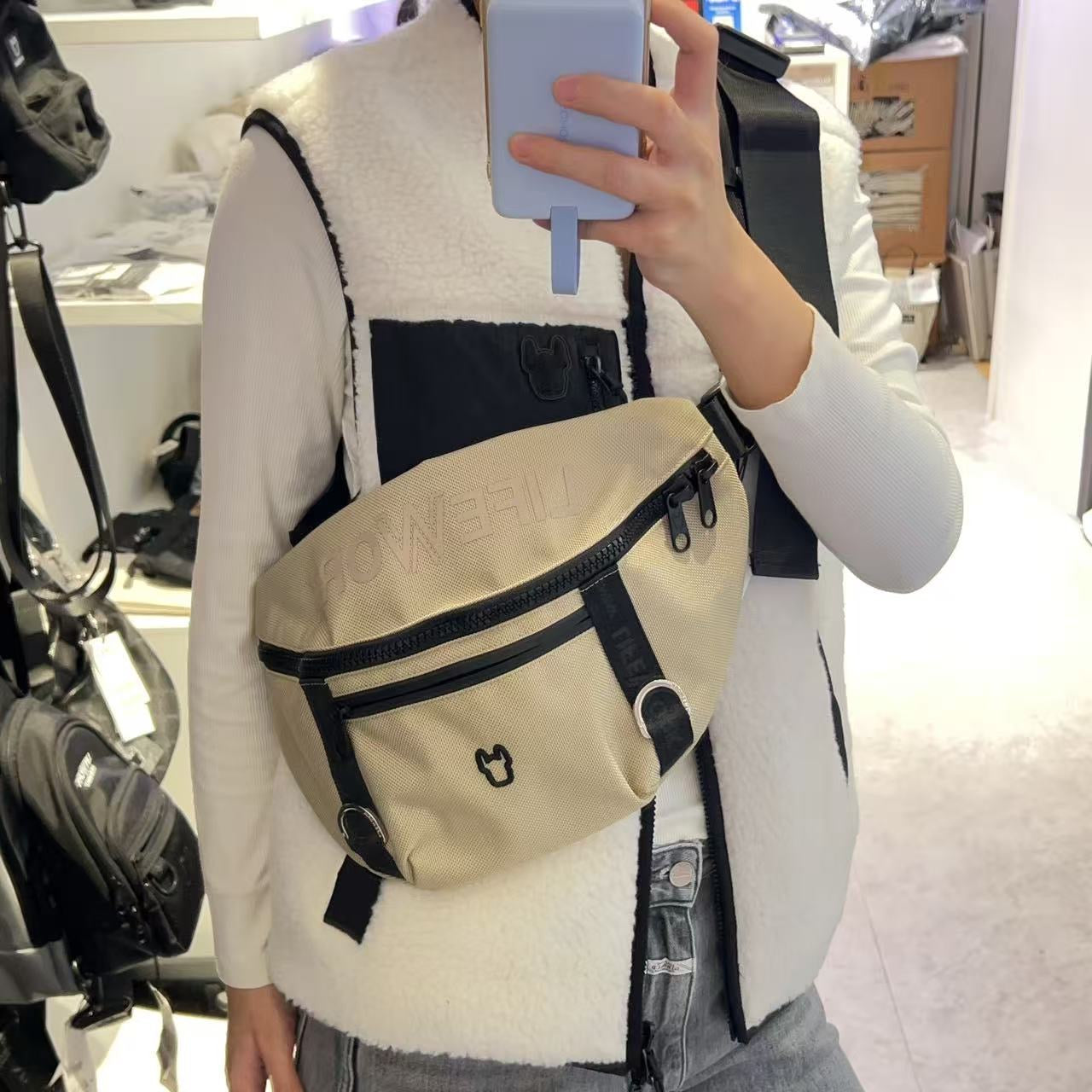 韓國 LifeWork Smalladok D-ring Waist Bag【LW055】